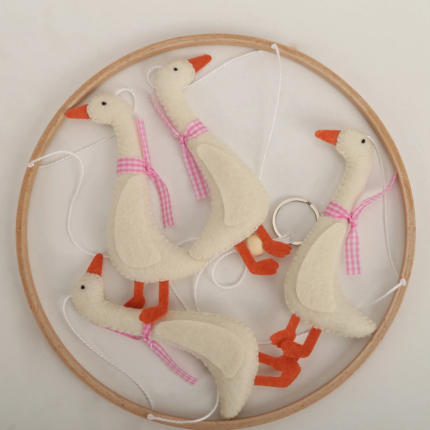 Duck baby mobile nursery goose mobile goose crib mobile goose baby shower